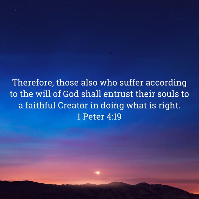 BaptistFalls's tweet photo. Fruit of the Spirit Challenge #FruitOfTheSpirit
Day 29 - Focus on FAITHFULNESS
1 Peter 4:19

Like us on Facebook, follow us on Instagram, Twitter, and our website, and SHARE the Fruit of the spirit with your family, friends and neighbors!! #GodisLove #Faithfulness #GodIsFaithful https://t.co/WhXOrIX94A