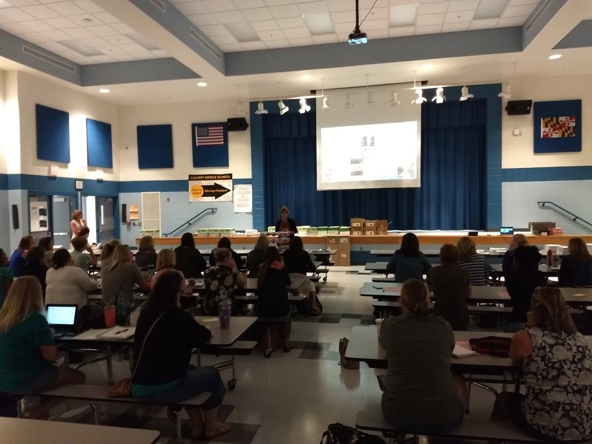 Kindergarten, Grades 2, 3 and Middle School Science Teachers are engaging in Professional Learning this morning at Calvert Middle! <a href="/calvertnet/">Calvertnet</a>