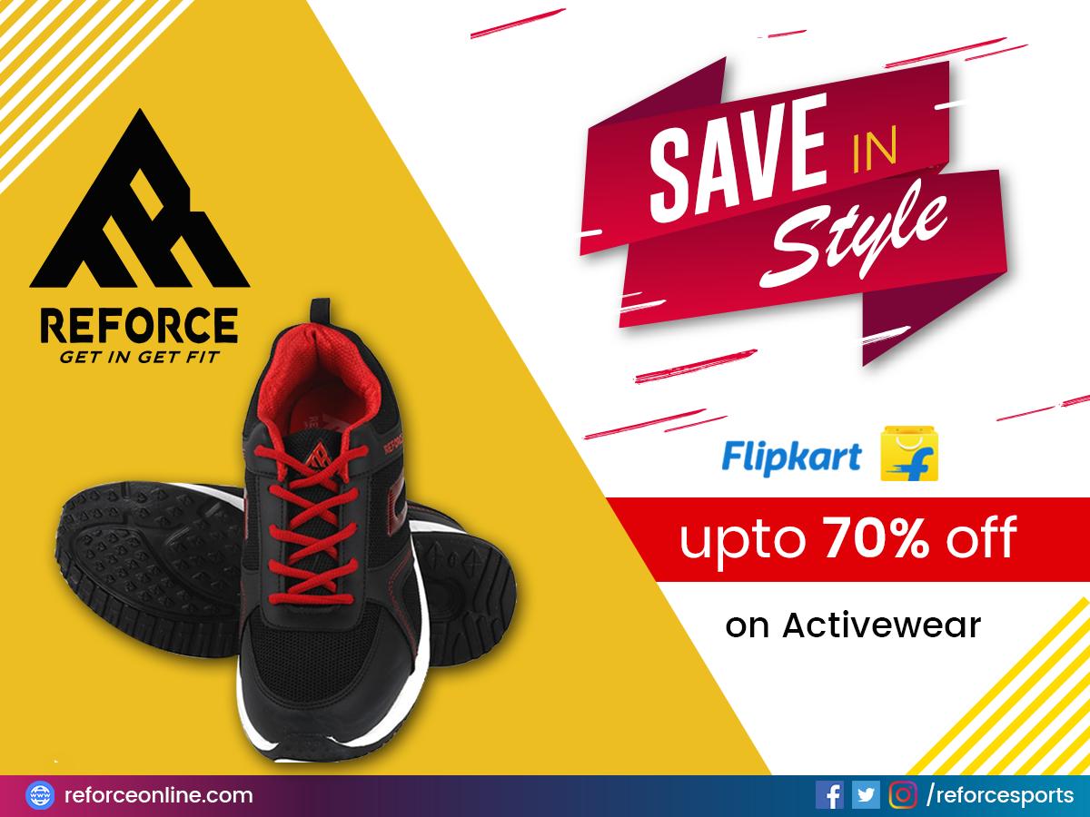 ReforceSports's tweet photo. Reforce is raining amazing discounts on Flipkart and we’re super excited to give your activewear wardrobe a makeover. Are you? If yes, then click here https://t.co/IOceAELHyn and shop your heart out! 

#Reforce #Activewear #Flipkart #Discount #ShopNow https://t.co/0ZwU9QzxpQ