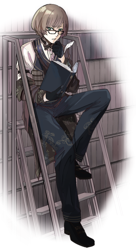 「」|安田剛助のイラスト