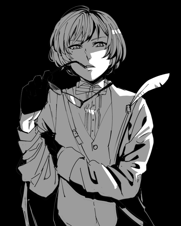 「」|安田剛助のイラスト