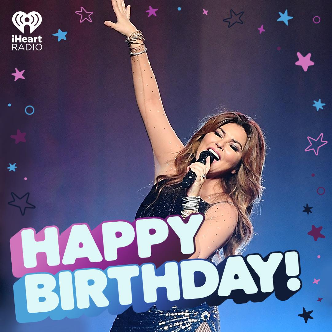 It can only go UP From here!  Happy Birthday Shania Twain!  