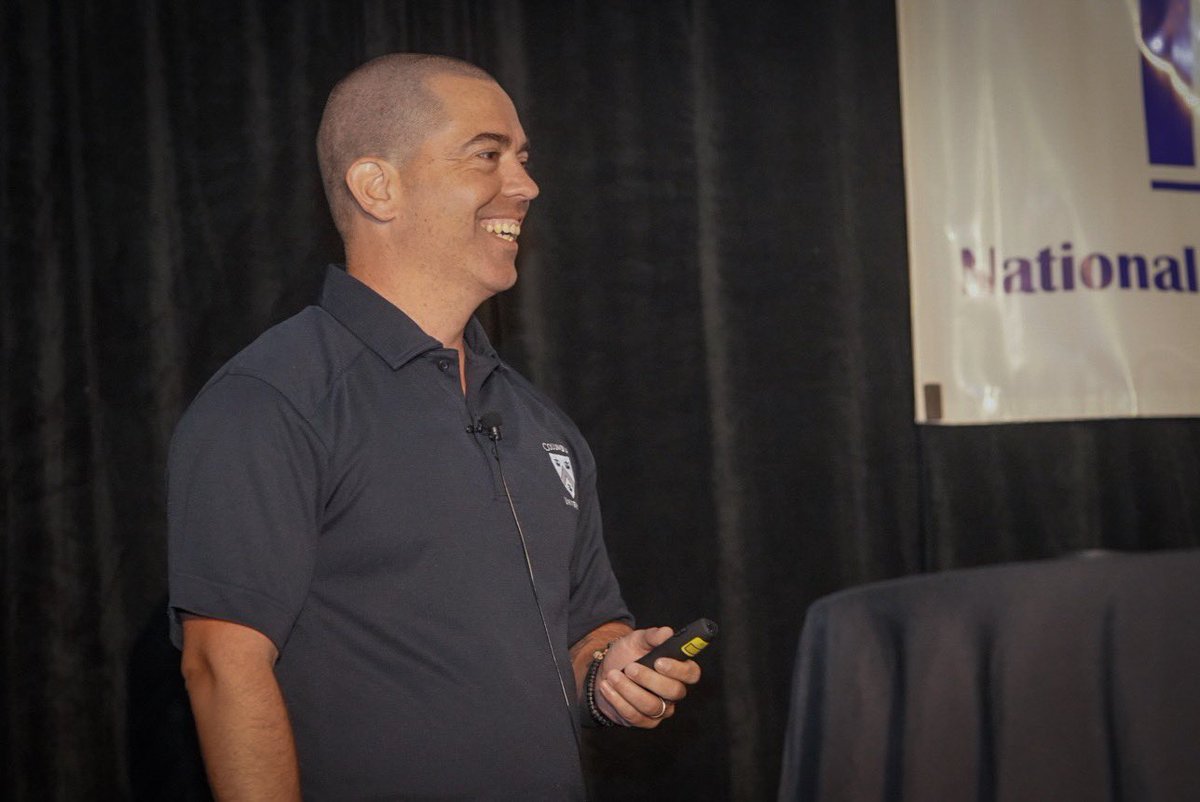 cooktx's tweet photo. Timely &amp; relevant conversation as @JeffTPhD presents his @ColumbiaMed research on best practices for reporting on First Responder suicides.  

We need to stamp out stigma across our profession. 

@NYPDnews @NYPDONeill -Jeff is doing a great job!

#StopSuicide #RealConvo #NIOA2019 https://t.co/5Ox5y0uIQ4