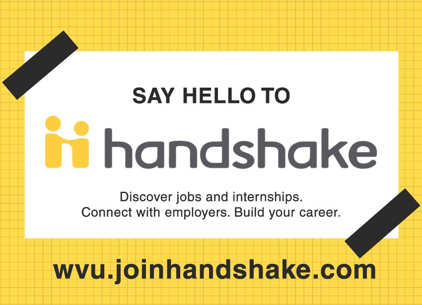 wvucareerserv's tweet image. Today is another Handshake Launch Party! 🎉🎈 Meet us in the ESB Commons from 9:00-10:30 a.m. for coffee, fruit, buttons, and other promotional items! Oh, did we mention there will be #WV cookies! #handshakelaunch #joinhandshake #WVU