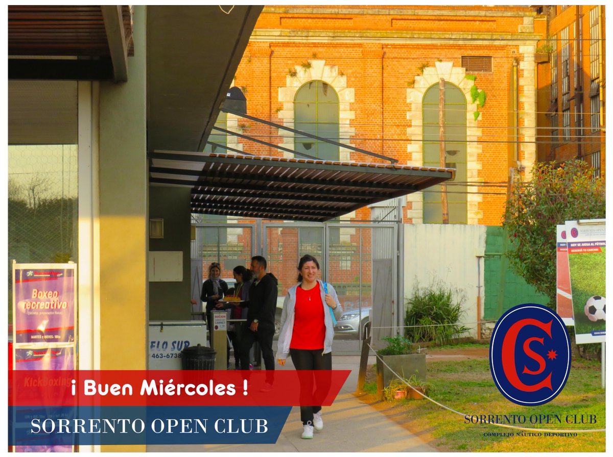 🏑🎾️⚽️ Disfruta la mitad de Semana en el #Club  !
¡Te esperamos  !
-----------------------------------------
⚓️#Sorrentoopenclub
341 6 41 6000 | 454 5269
🏡José Hernández 831-Rosario