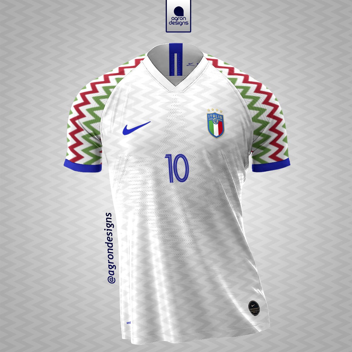 Agron_95's tweet photo. Italy X Nike
#nike #concept #jersey #kit #italia #italy #maglia #kidesign #calcio #football #style #azzuri #nike #nationsleague #uefa #fifa  #worldcup #facebook #instagram #insta #twitter

Mockup: @_santiagolazo @PARDOCCP1912 https://t.co/heJpMmdmPs