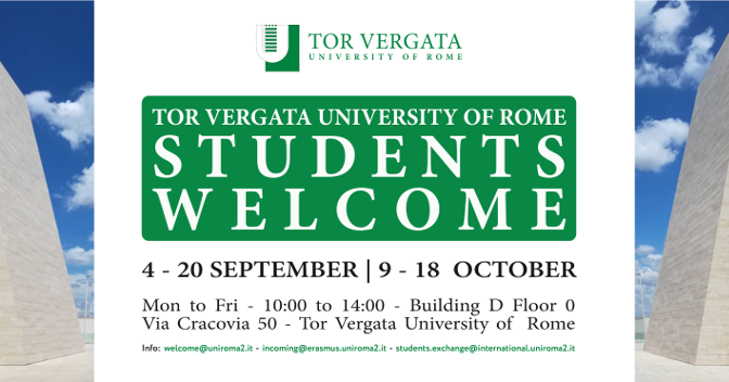 fb_uniroma2's tweet photo. Don’t Miss Out – Register Now for the Welcome Event 
https://t.co/tiTSNmrA2t @unitorvergata @Notizieincampus @ParetoBiblio @EconTorVergata @Torvergataorien https://t.co/xMySkXf7bY