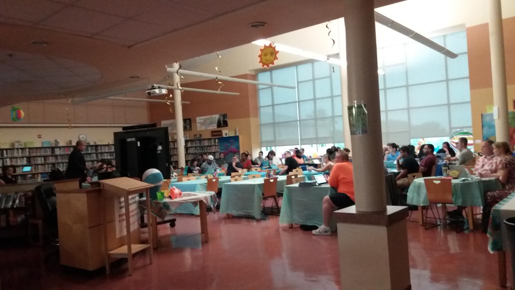 achiliteach's tweet photo. Integrated physics and chemistry teachers learning about their new textbooks. @BCPSSci @megpshay https://t.co/d53SyoOY2t