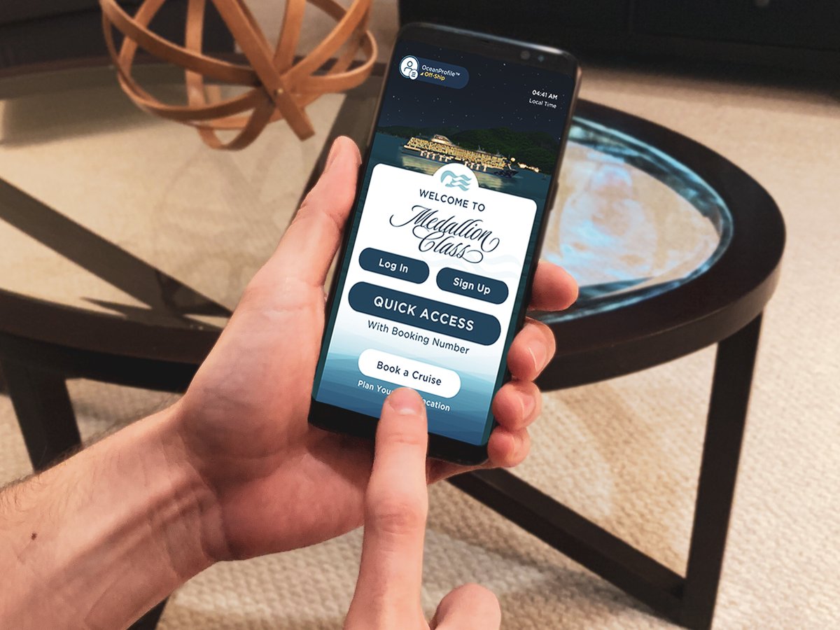 oceanmedallion's tweet photo. Did you hear? 👂 The new #MedallionClassApp from @PrincessCruises is now available in the Google Play Store. It’s now easier than ever for Android users to enjoy their #MedallionClass experience. Download and start planning today: https://t.co/EjS56gxDq4 https://t.co/ZeSzxtDxR8