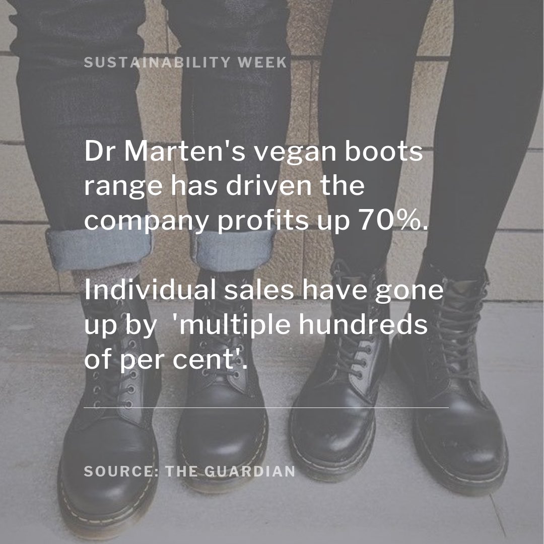 Vegan boots are good for business