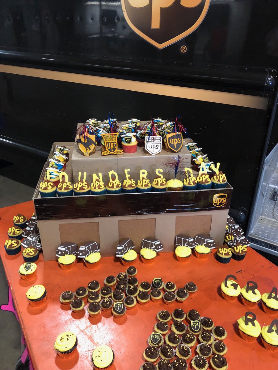 ChadUlrich73's tweet photo. Founders Day 112!!!! Big shout out to GR West driver Sarah Link and Brian Marrcum for this awesome display they set up.  ⁦@PaulHuyser⁩ ⁦@BrianEdickUPSer⁩ ⁦@Shellab1Shellie⁩ ⁦@Mark_L_Smith⁩ ⁦@Gr8LakesUPSers⁩ https://t.co/LjsPPGA8XP