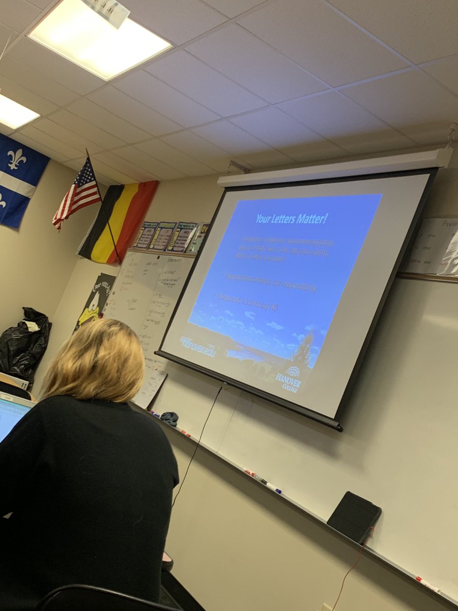 Thanks <a href="/HC_Admission/">Hanover College Admission</a> for helping our teachers w/ writing Letters of Rec! #Elearningday <a href="/NobHighSchool/">Noblesville High School</a>