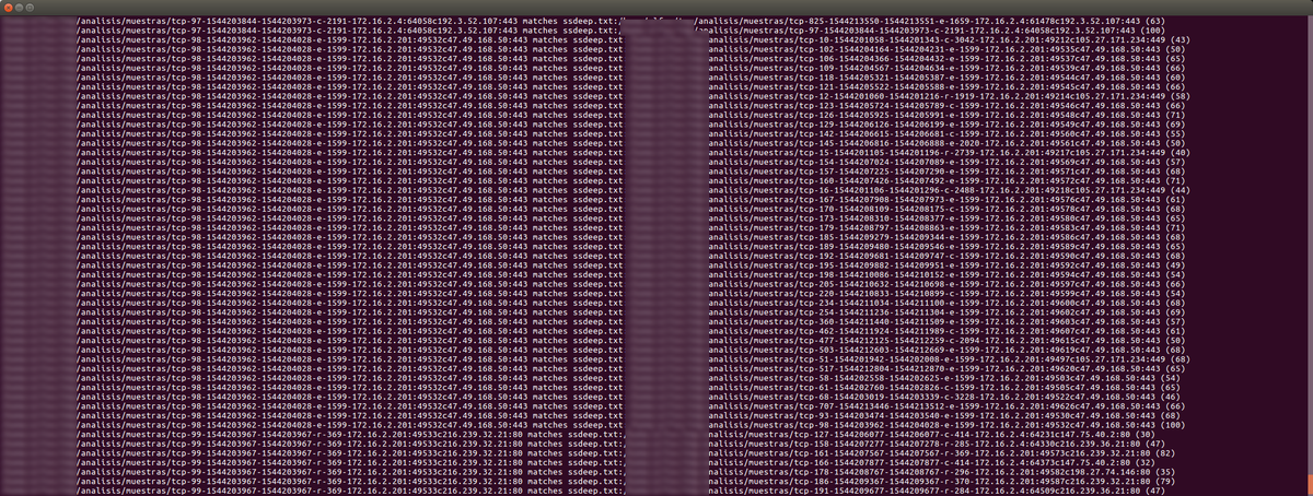 seguridadyredes's tweet photo. Vamos bro !! @nuria_imeq #Vortex-IDS &amp;&amp; ssdeep

#vortex -e -k -rTrickbot.pcap -S0 -d -t ./muestras

#ssdeep -s ./muestras/* > ssdeep.txt
#ssdeep -m ver.ssd -s ../*.exe https://t.co/Px6aqURmGP