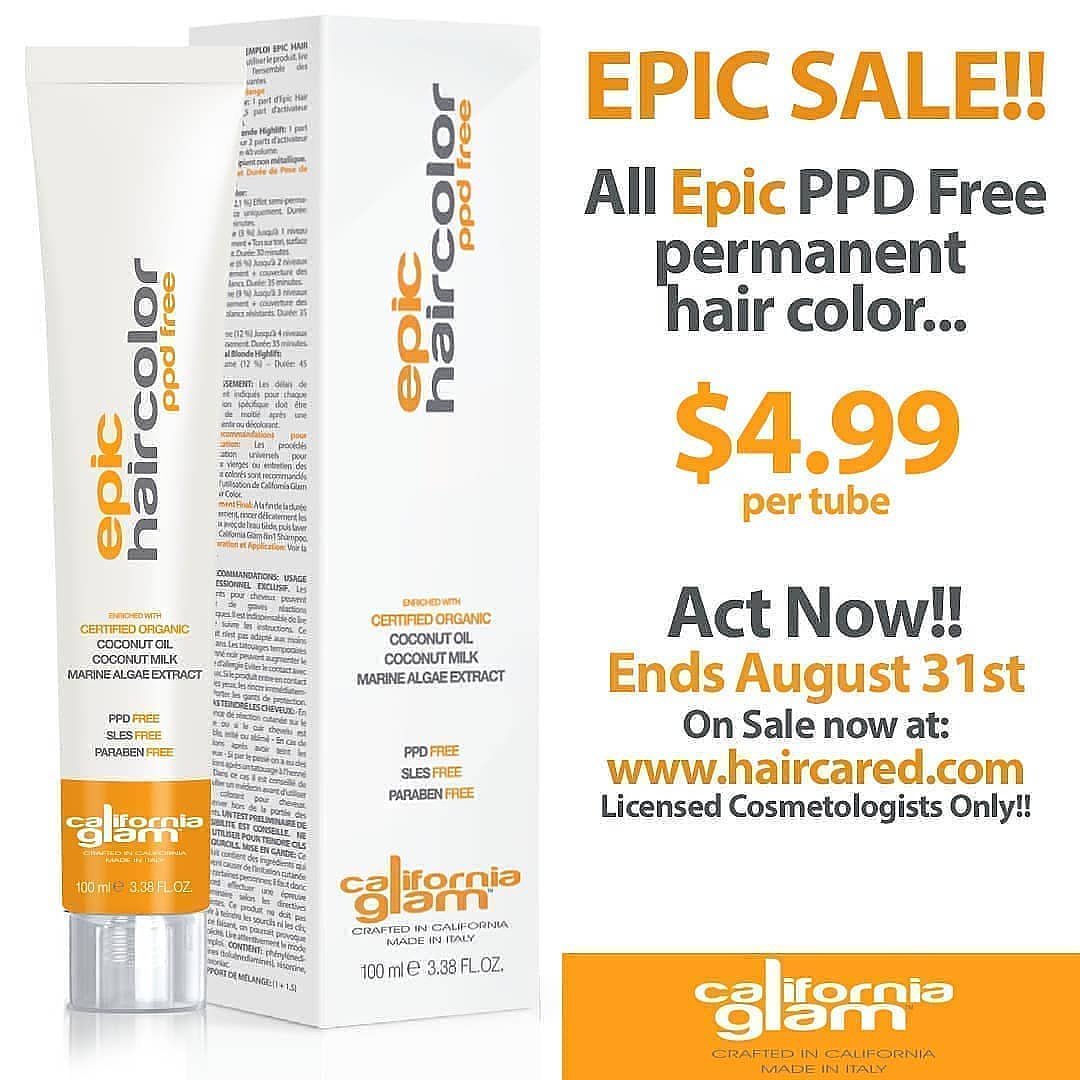 CalGlam's tweet image. 3 Days left before Epic Sale is gone!! To purchase go to haircared.com