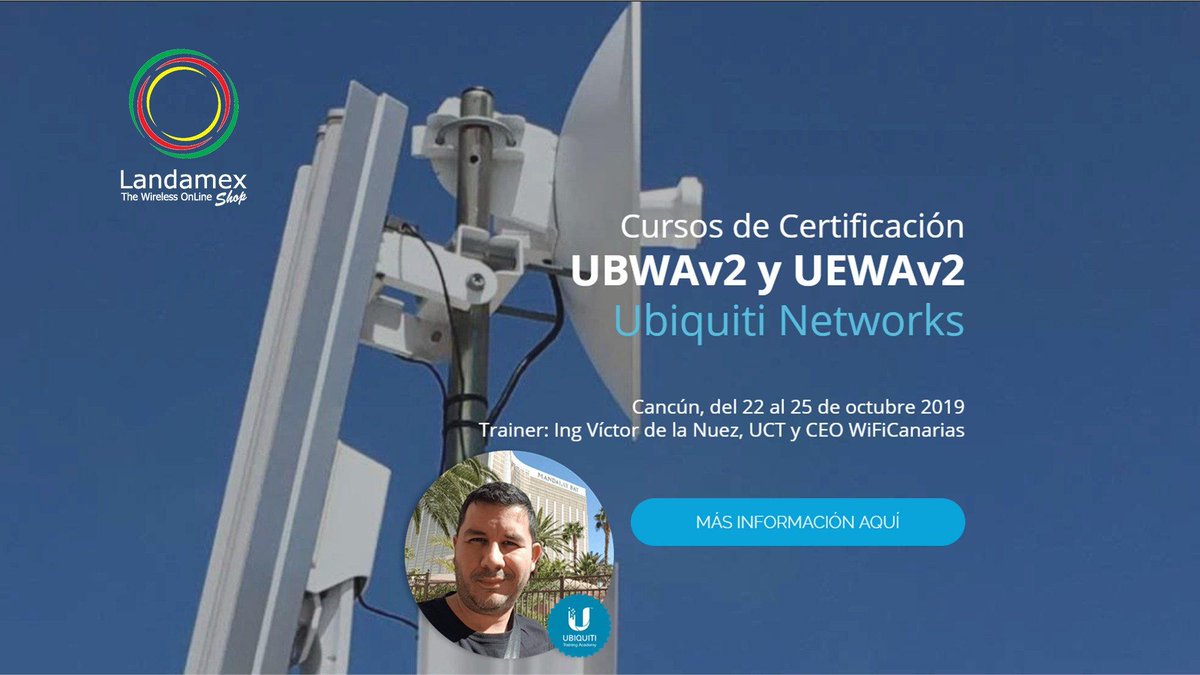 overdrv's tweet photo. Os recuerdo que tenemos fechas de certificación de @ubnt #UBWA y #UEWA en #Cancún del 22 al 25 de Octubre, ahora con la localización confirmada en el Hotel Krystal Urban Cancún Centro. 20% de descuento en el segundo curso. https://t.co/ifMigZl6I6 - https://t.co/049PKsuOPw https://t.co/DZMSa6G418