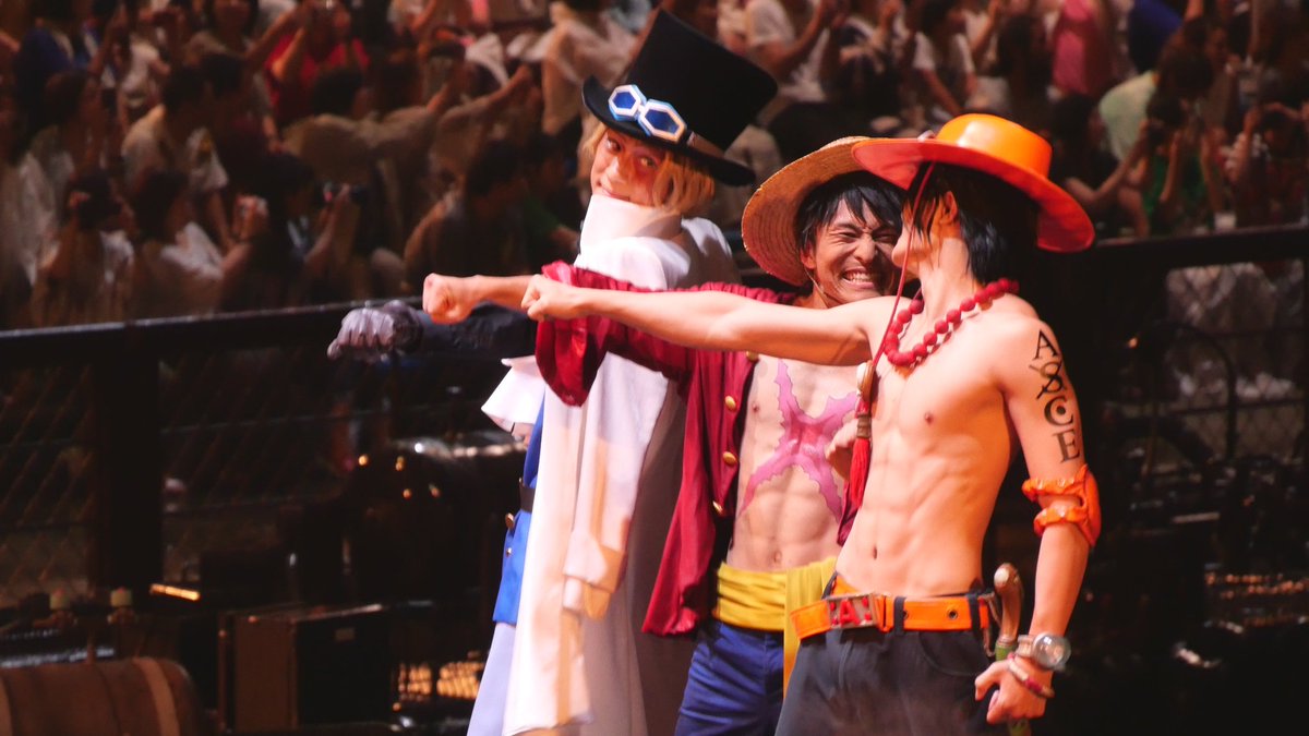 八雲 1年の半分がおわる En Twitter プレショ 8 28 ムックくんルフィ サボ よりくんエース ルフィのエースを見てニカッ サボをみて きっとニカッ としてるの最高