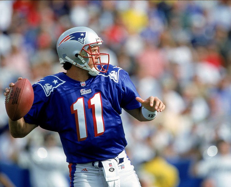 We've got Drew Bledsoe days left until the  #Patriots opener!The first overall pick in 1993, Bledsoe's 9 years in New England represented a franchise on the rise, including a Super Bowl trip in 1996Bledsoe was the youngest QB ever to throw for 20000 yards. He's in the Pats HOF