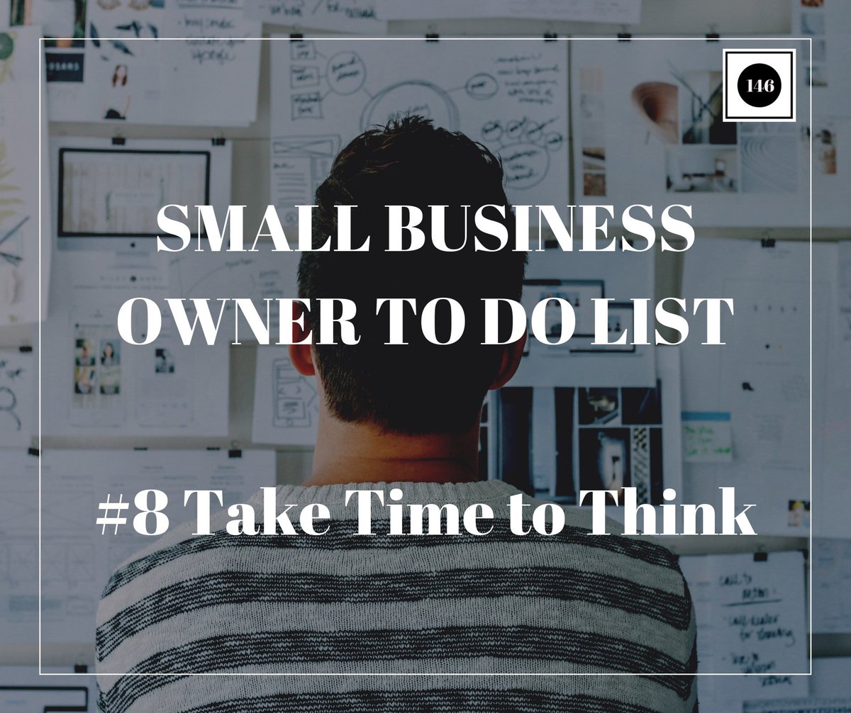 It’s easy to fall into a pattern of reactive behavior such as meetings, emails, phone calls, texts and on and on and on. 
Great leaders recognize the importance of taking time to think. Strategy begins in your head.
#smallbusiness #strategicplanning #businessowner