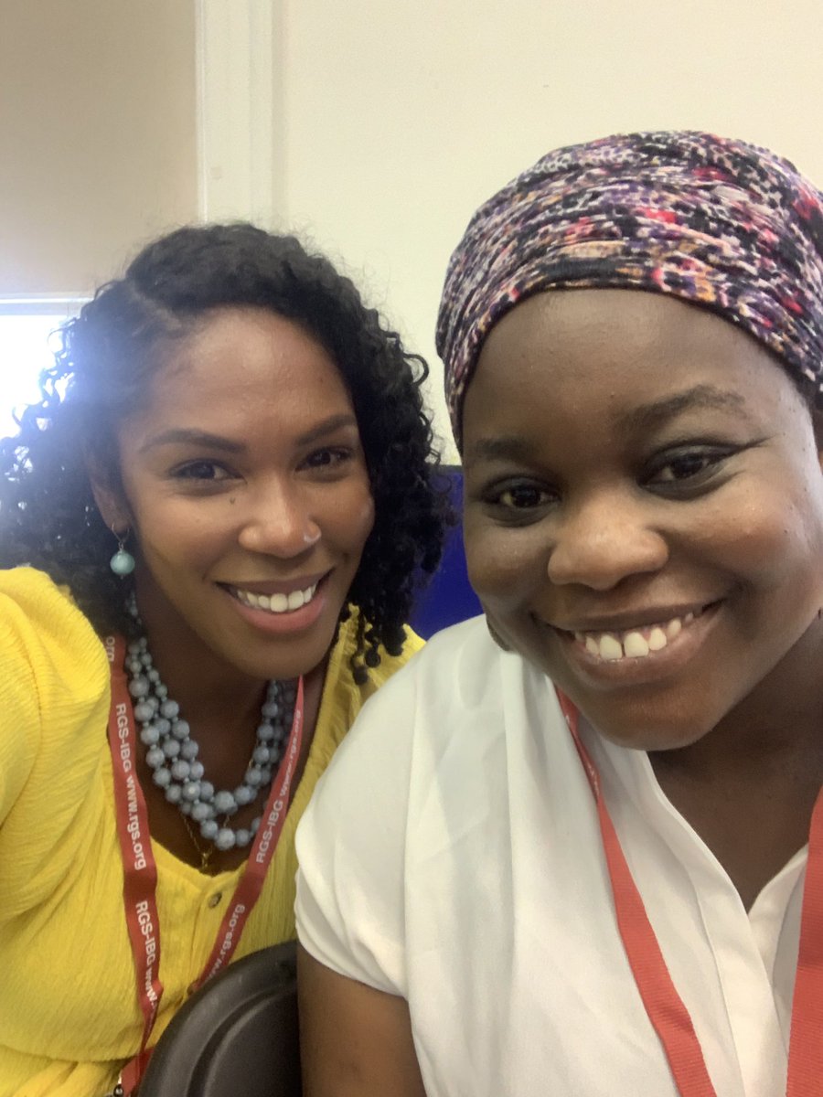 kadianpow's tweet photo. . @azeezatj &amp; I getting ready for our #MastersHouse #RGS19 panel @2.40 in The Education Centre. See you there! https://t.co/7rJZo54FBS