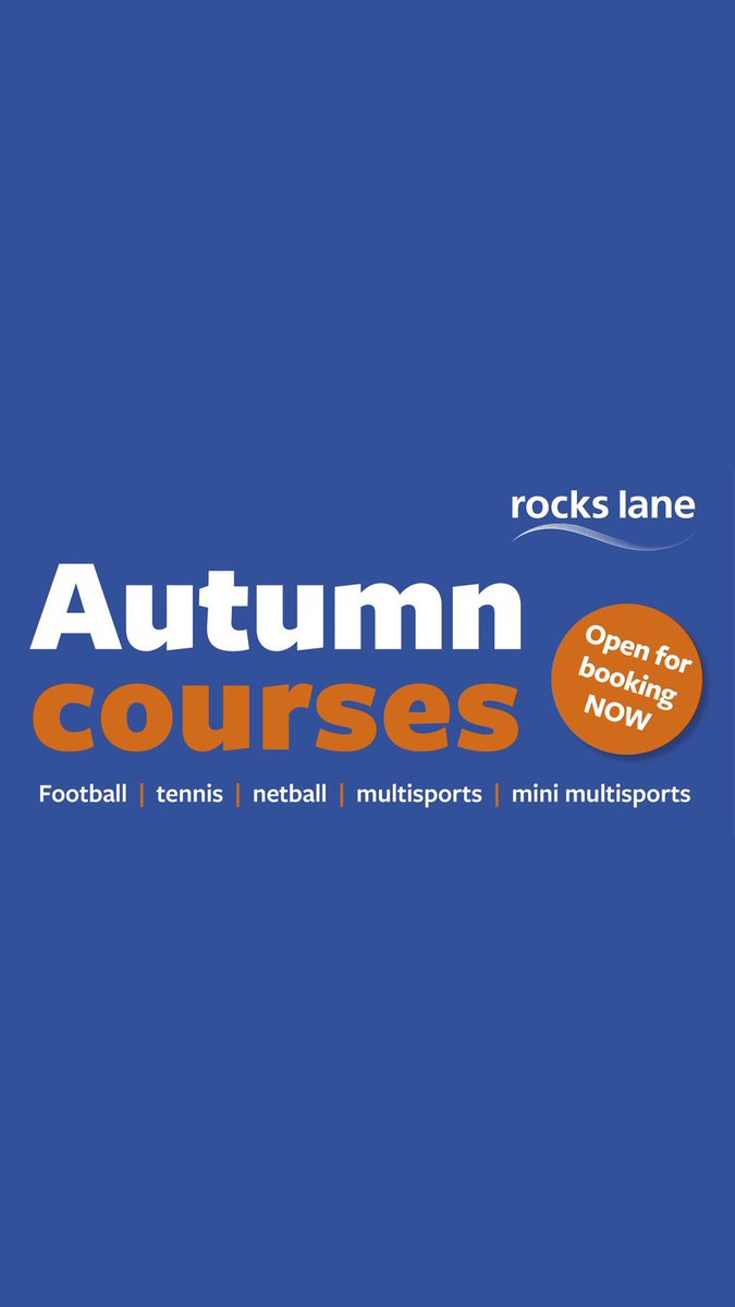 Autumn Courses are ready to book! What are you waiting for!!🤩😁