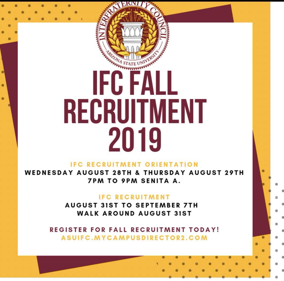 The Interfraternity Council of Arizona State tweet media