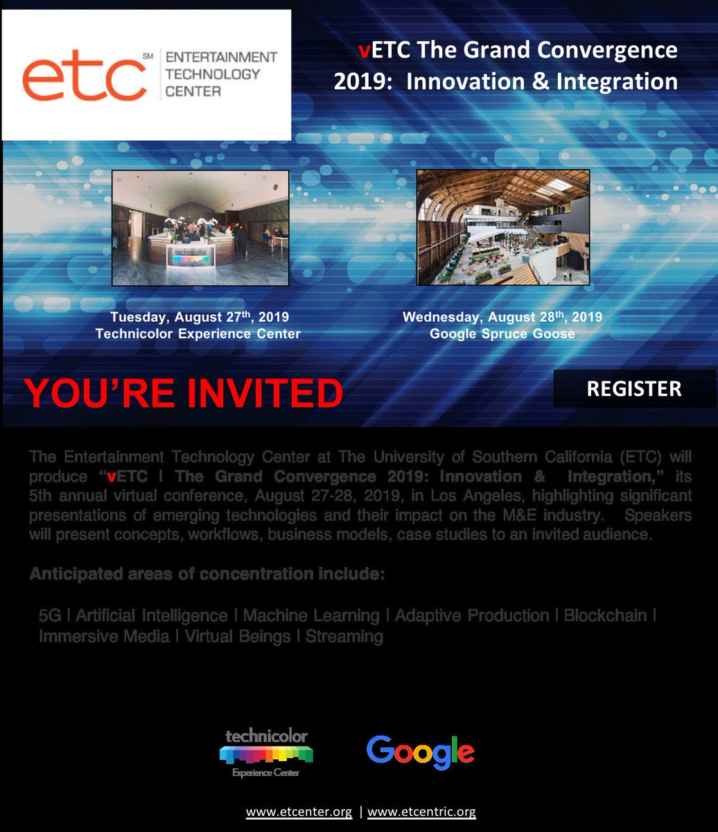 ChuckParkerTech's tweet image. Just finished a great panel on production in the cloud at the #vETC event with @buzzhays Erik Weaver, Mark Miller and Bob Eicholz. Lots of challenges to deliver #cloudfirst workflows than can deliver on the vision of #studiointhecloud