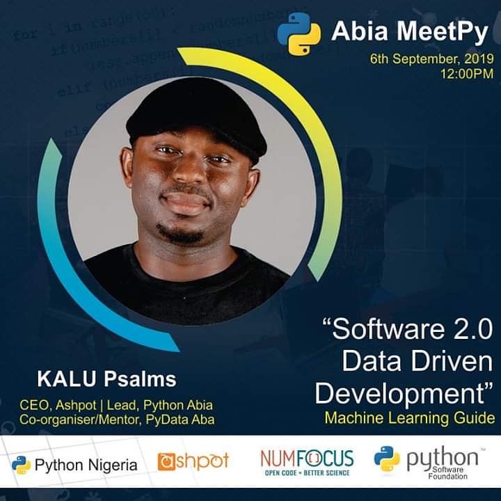 AbiaPython's tweet image. Our speakers for the greatest gathering of Pythonistas in Abia State #AbiaMeetPy. 

Friday,  6th September,  2019
12:00pm.

Save the date