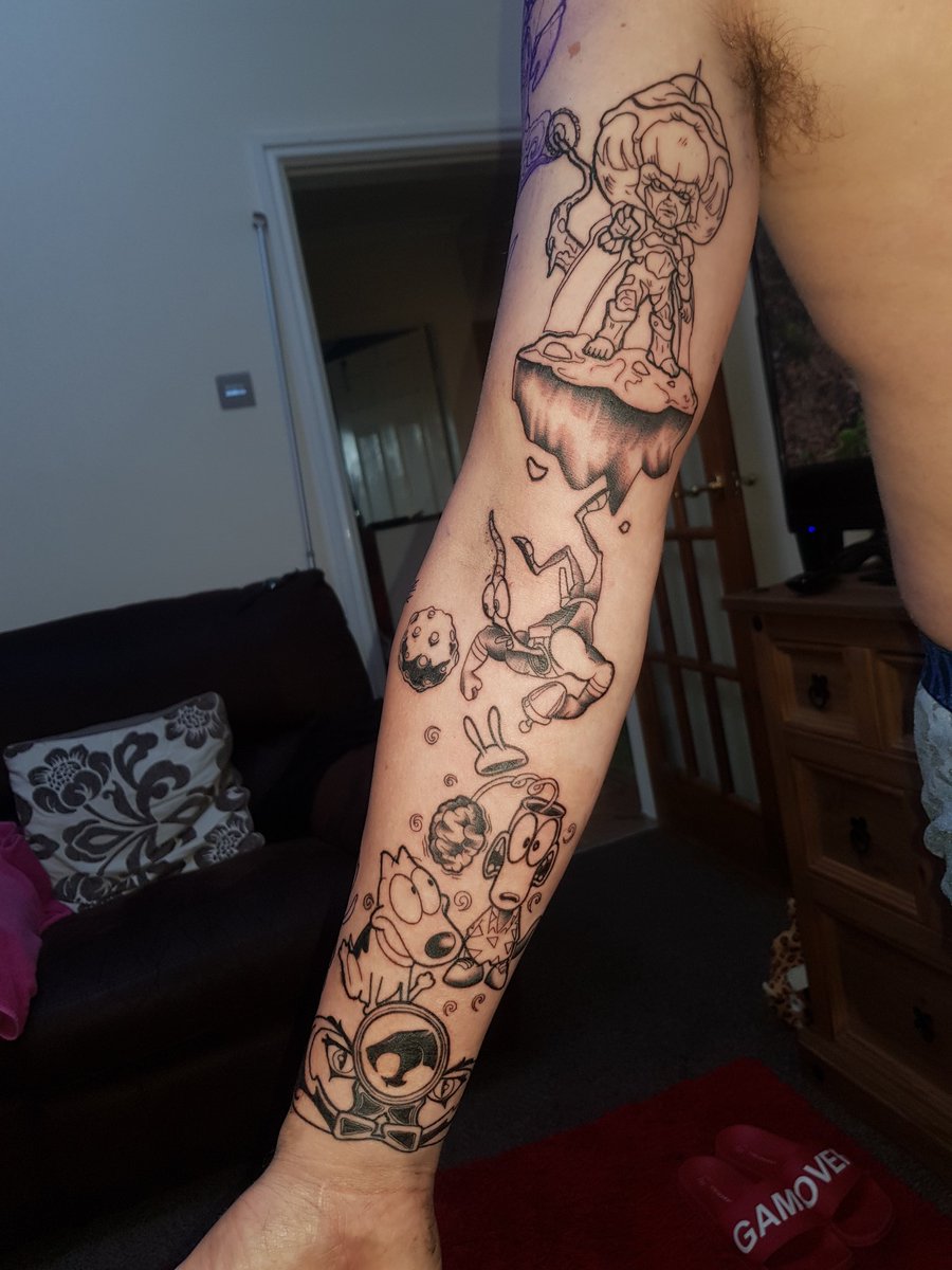 X 上的Prism Gaming UK:「First sitting for my 80/90s cartoon sleeve, not bad for my first tattoo lots more to go https://t.co/FACL41RdLC」 / X