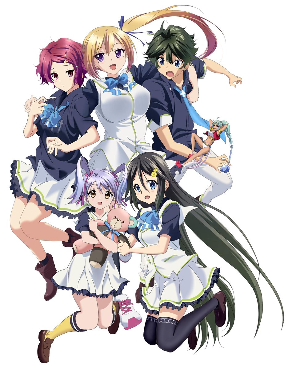 Yuuri ヴァイオレット修行中 無彩限のファントム ワールド完成したので一応載せます 京都アニメーション 京アニ 無彩限のファントム ワールド 集合絵 摸写 アニメ塗り 創拡