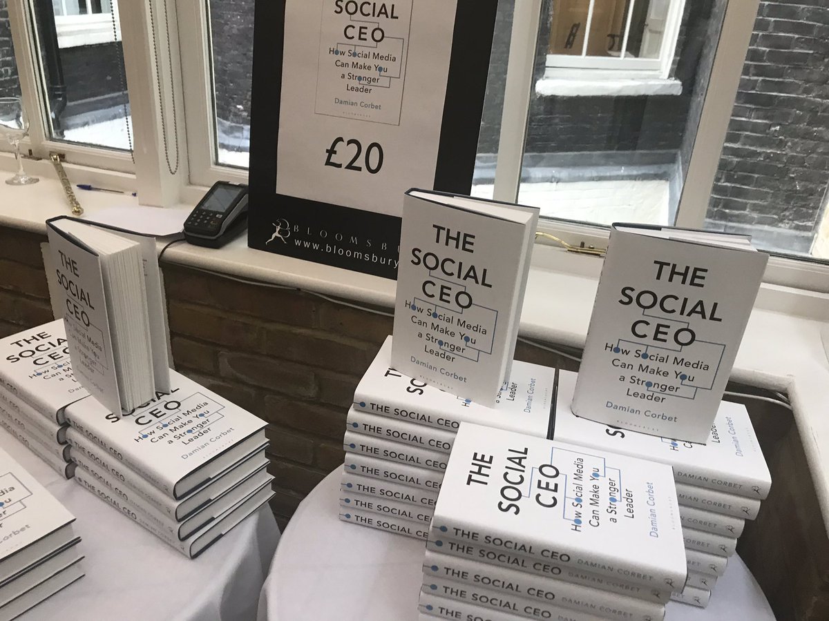 Congrats Damian Corbet #socialceo on your book launch