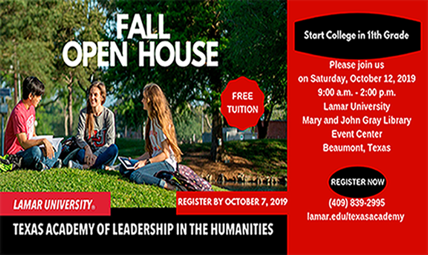 LUTALH's tweet photo. Texas students: Find out how to start college, tuition-free, in the 11th grade. Preregistration available now at https://t.co/bQstYbdvy1. https://t.co/lFSt6DfKgS