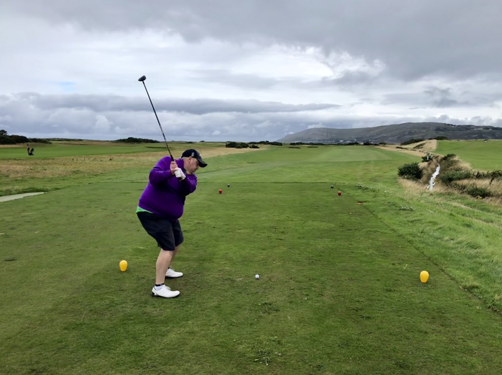 mightypotter71's tweet photo. Myself @Meatstweets1 and @seansroom101 Thank you @conwygolfclub had a brilliant day playing a ‘Links’ style course and yours was amazing !!! ⛳️ https://t.co/9Y9Cn7IFEs