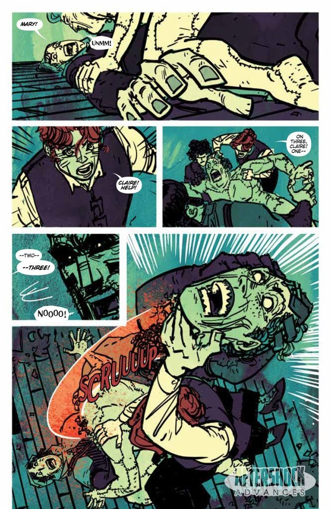 MARY SHELLEY: MONSTER HUNTER #5 is out today!!

The end of the series! 