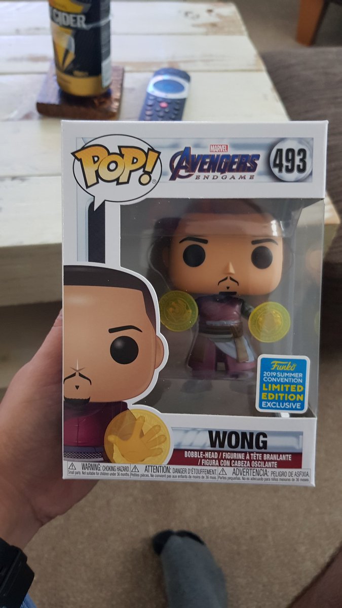 Popdaddy1216's tweet photo. Was in Tesco and saw this guy, "Wong your invited to my wedding" had to get him #AvengersEndgame #FunkoPop #wong https://t.co/MWnzd4q1zQ