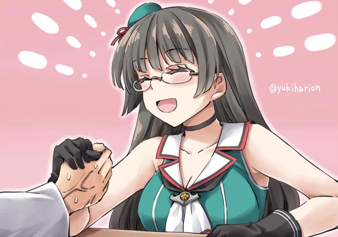 重巡メガネっ娘の火力
#艦これ版深夜の真剣お絵描き60分一本勝負
#艦これ版真剣お絵描き60分一本勝負_20190828 