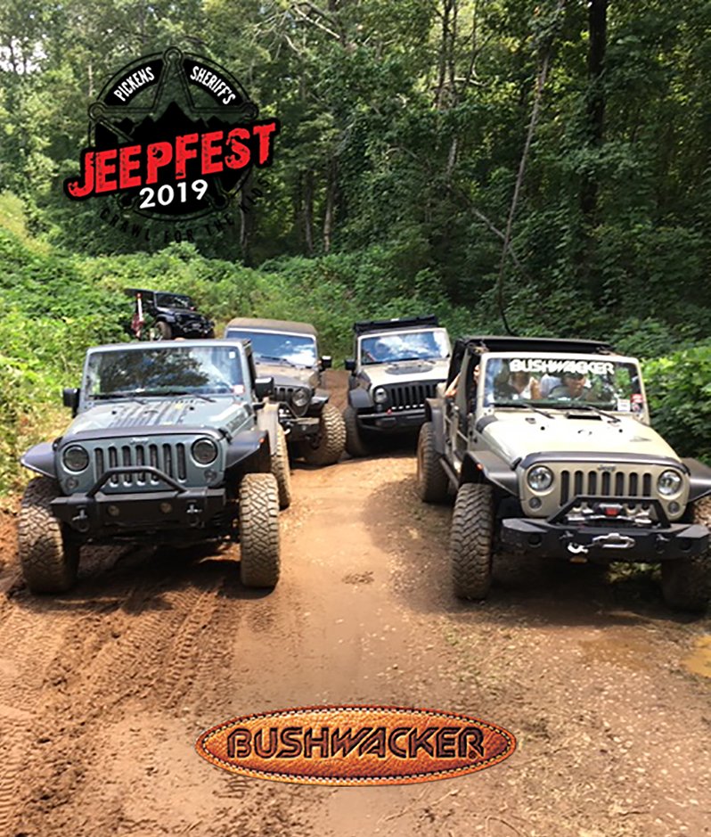 Gather your #Jeep tribe and meet us this weekend for #SheriffsJeepFest2019! Stop by our booth for deals on new products and Recovery gear before hitting the trails.
.
#SheriffsJeepFest #JasperGA #Bushwacker #WeveGotYouCovered #OffRoadLife #JeepLife #JeepDaily #ItsAJeepThing