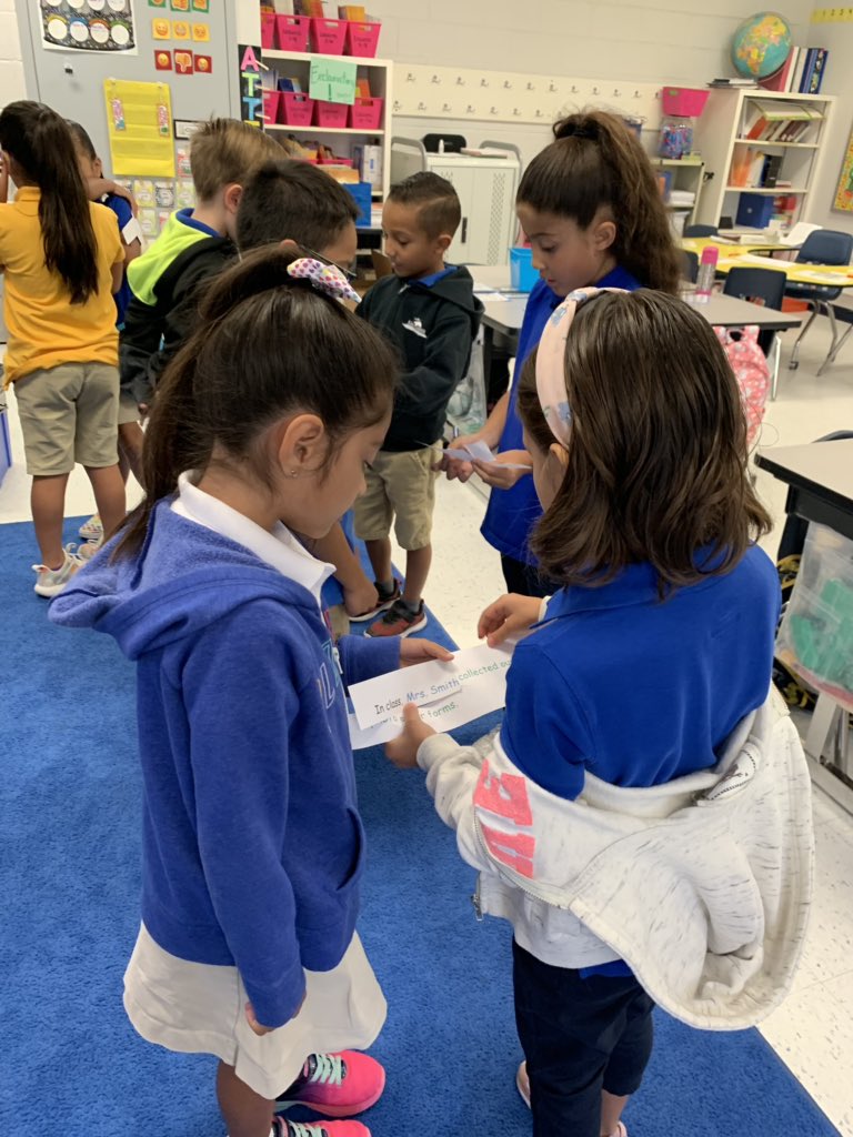 eguzman_teach's tweet photo. We love using the inside-outside circle #BrainFriendlyTeaching strategy! We each had a subject or predicate &amp; we rotated until we found our match and made a complete sentence! #LCESWhateverItTakes #WINAcademy https://t.co/NF2WQJnzeU