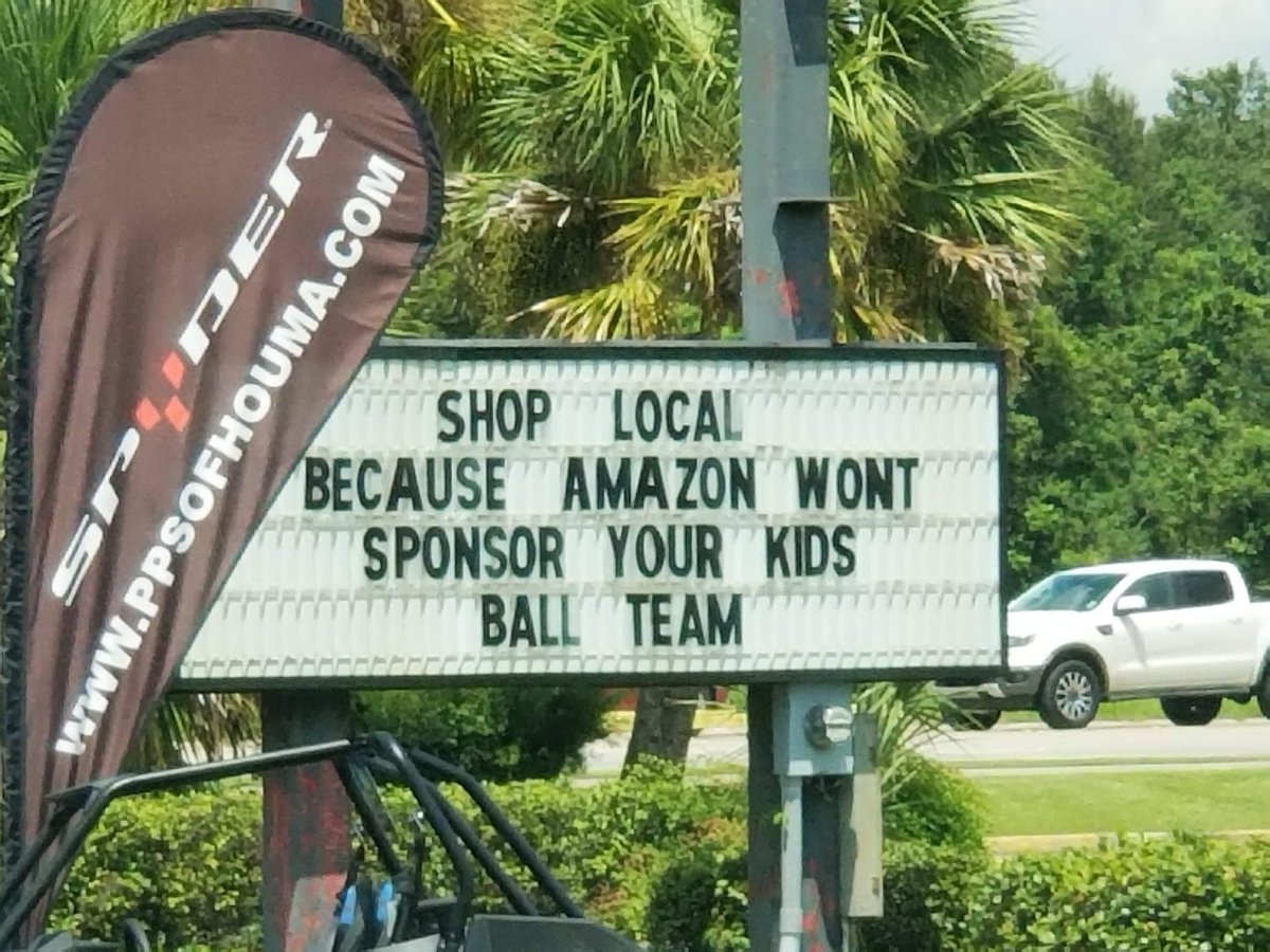 Ya damn right. 

#EatLocal #DrinkLocal #SupportLocal 👊

(H/t Thomas King)