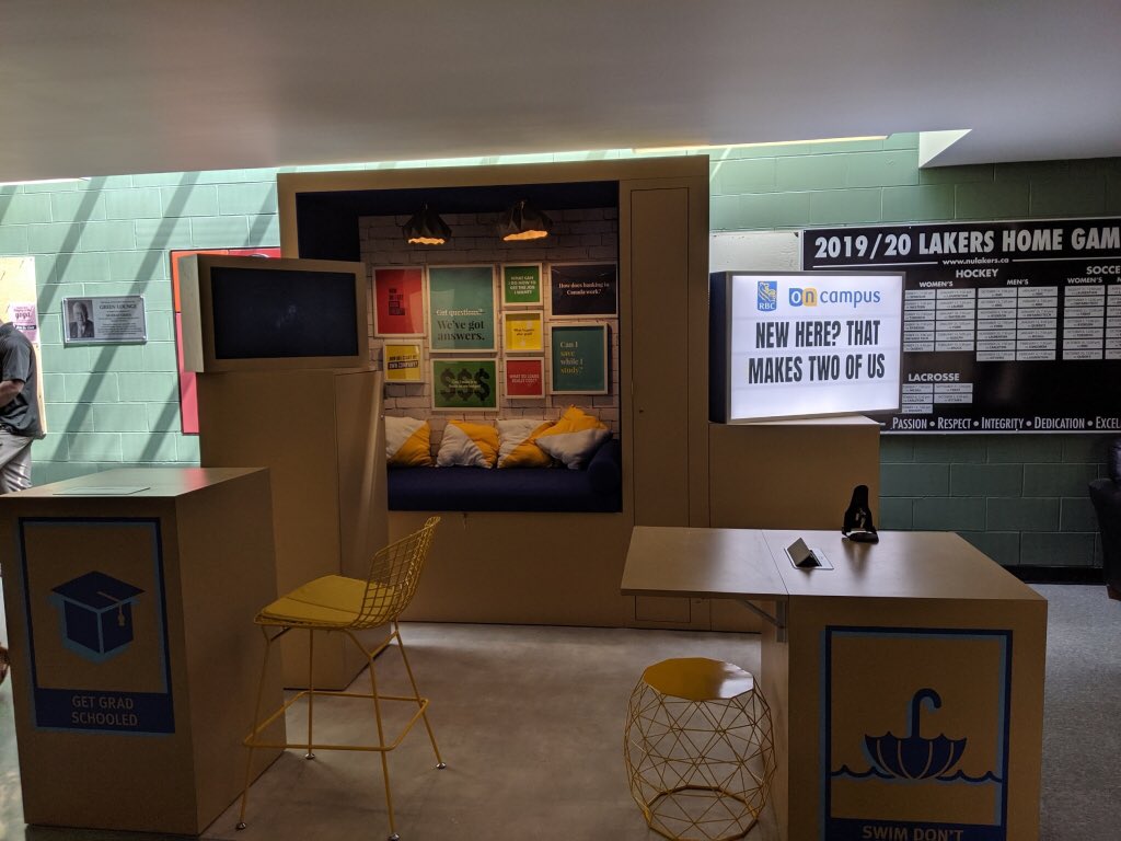mhyerlitz's tweet photo. We are thrilled to share our newest RBC on Campus location at Nipissing University! This is RBC’s 14th On Campus location, where we advise and support students and faculty, right when and where they need us most! https://t.co/6G489Mijvf