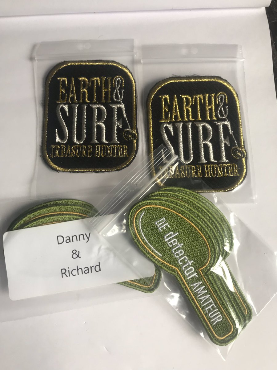 DetectorPatches's tweet photo. Today I received two nice patches again thanks to Emanuel, one of whom is from the Dutch (DDA) De Detector Amateur club https://t.co/gkBwSo0POj