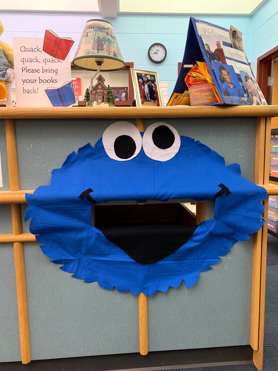 CESLibraryLions's tweet image. Welcome our new “Bookie Monster” book return in the MCES library! #powerofthepride #ccpslibraries #roarandread #oneCCPS