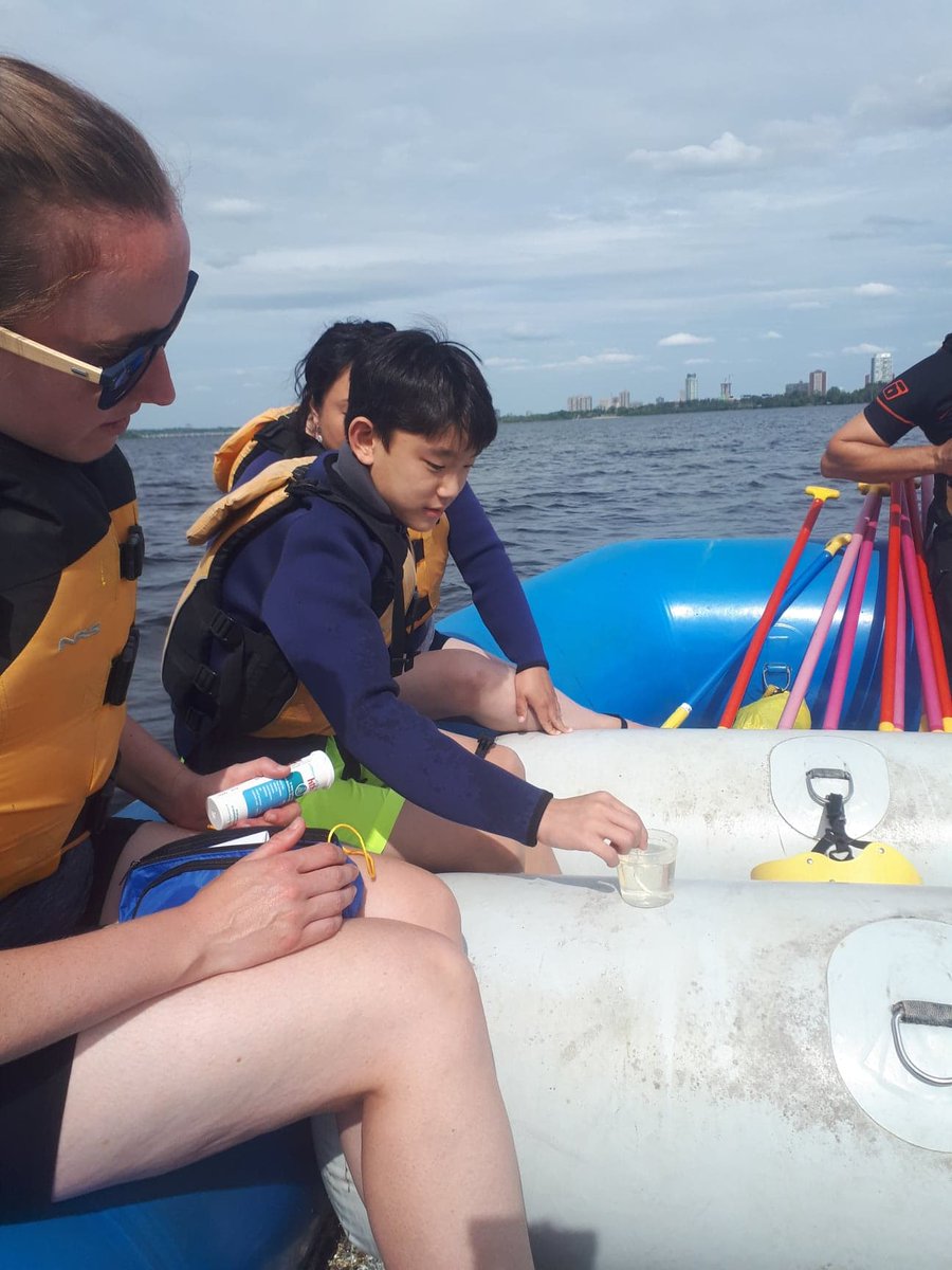 Yesterday was a great day for the <a href="/water_rangers/">Water Rangers</a> to water test out on the Ottawa River with <a href="/OCityRafting/">OttawaCityRafting</a>! Thank you to Jim and the team for having us! Always a highlight of the summer! 

#citizenscience