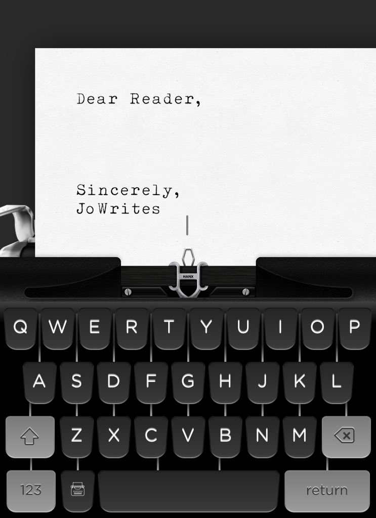 pocketofmemoirs's tweet photo. Got this app #hanxwriter the typewriter style makes penning poems feel pretty cool haha! Will share them on here too.. atm on IG ❤️ #lgbtqwriters #poemsforyou #poetrywriter #poetrycommunity https://t.co/nkMSpVmZD4