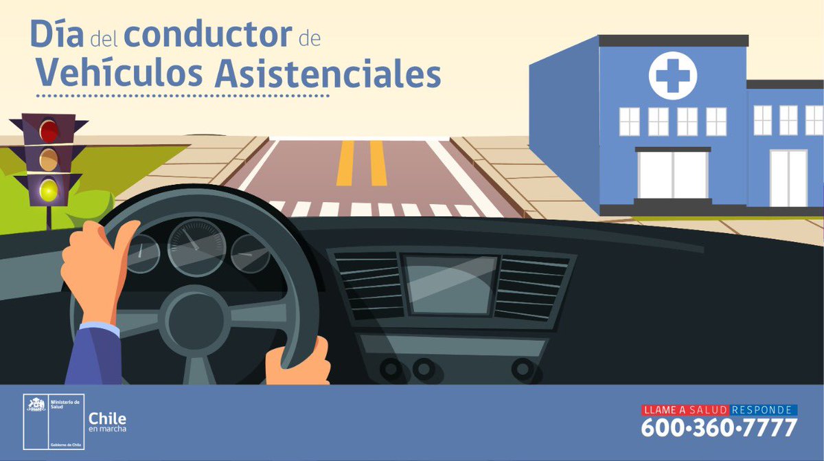 SaludMagallanes's tweet photo. Hoy es el Día del Conductor de Vehículos Asistenciales, ¡muchas felicidades y gracias por su dedicado trabajo! 🏥🚑💨 #ChileenMarcha #MagallanesenMarcha https://t.co/TUOtjpjqLj