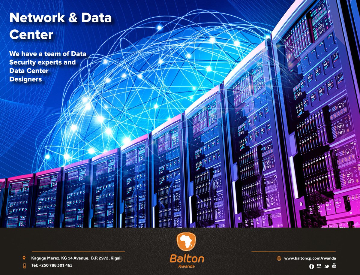 Our team of Data Security experts Designers strive to achieve maximum availability to assist you to meet your ROI objectives while maintaining MAX uptime of your DC and applications.

Contact us for your Network &amp; Data Center needs:
0788301465
balton.rwanda@baltoncp.com #Rwanda