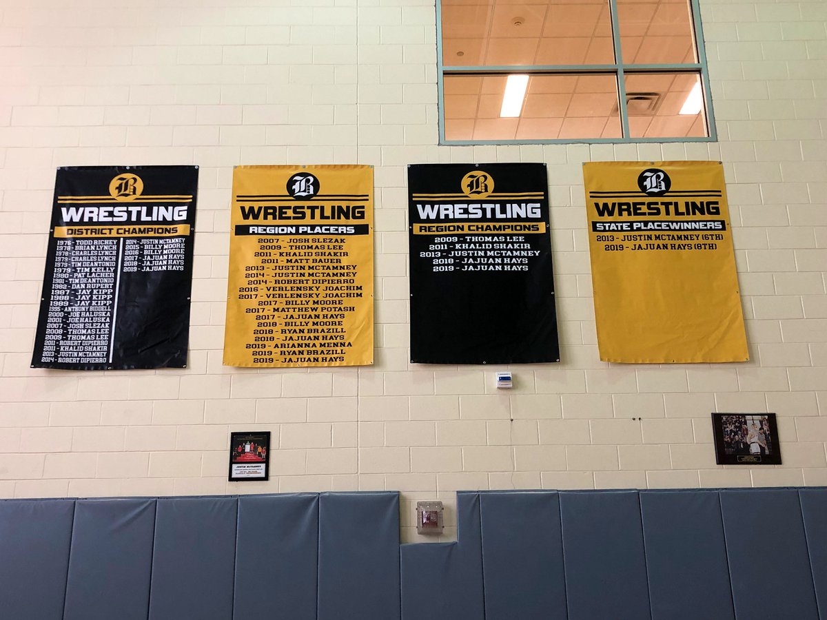 Excited for some of the newest additions to the Wrestling Room as we enter the 2019-2020 School Year!! #WhoIsNext