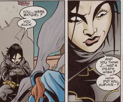 ShadowOfBatgirl's tweet photo. ❝ ʜᴜʜ? ʜᴏᴡ...-ᴡᴀs ᴛᴏᴏ ᴇᴀsʏ. ʏᴏᴜ...ʀᴇᴀʟʟʏ sᴜᴄᴋ. ʜᴏᴡ ᴅɪᴅ ʏᴏᴜ...sᴜʀᴠɪᴠᴇ ᴀs ʙᴀᴛɢɪʀʟ? ❞ 

#PreNew52 #SimulationRoom https://t.co/8xDv63iaYM