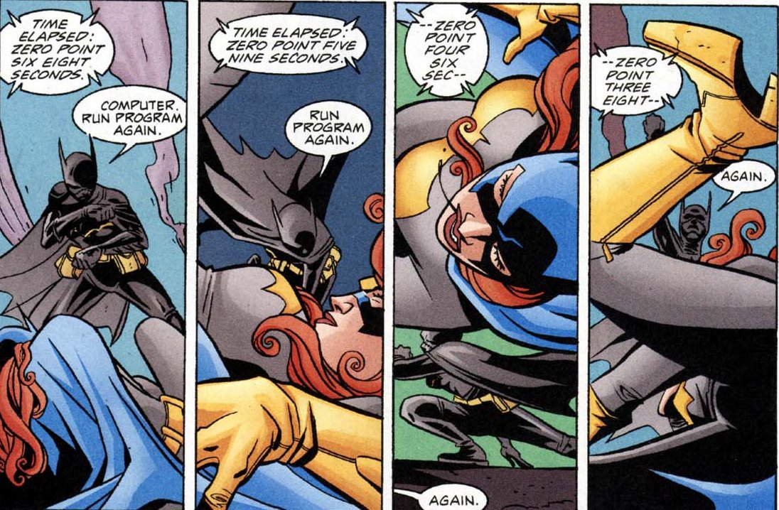 ShadowOfBatgirl's tweet photo. ❝ ʜᴜʜ? ʜᴏᴡ...-ᴡᴀs ᴛᴏᴏ ᴇᴀsʏ. ʏᴏᴜ...ʀᴇᴀʟʟʏ sᴜᴄᴋ. ʜᴏᴡ ᴅɪᴅ ʏᴏᴜ...sᴜʀᴠɪᴠᴇ ᴀs ʙᴀᴛɢɪʀʟ? ❞ 

#PreNew52 #SimulationRoom https://t.co/8xDv63iaYM