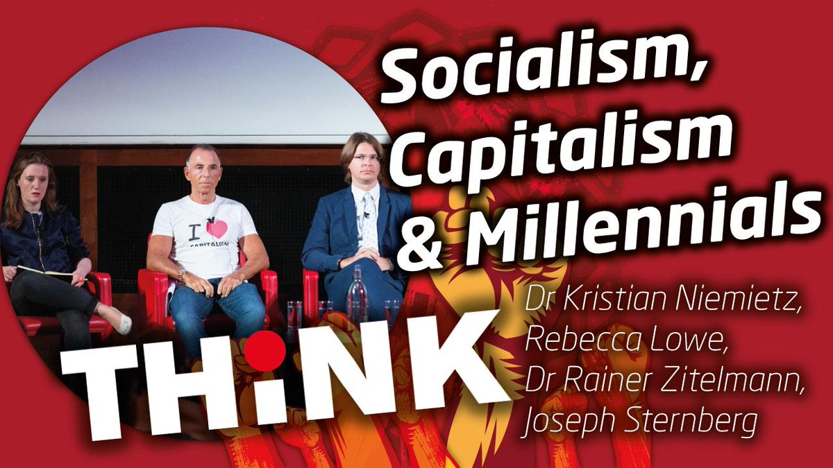 iealondon's tweet photo. [WATCH] Socialism, Capitalism, and Millennials from #THINKiea with @K_Niemietz, @RMLLowe, Dr Rainer Zitelmann, and @josephsternberg

https://t.co/8b31Yuf6Fp

Find out more about the IEA's yearly conference, THINK: https://t.co/qbXqWY8aas https://t.co/m9ZRuqzgVR