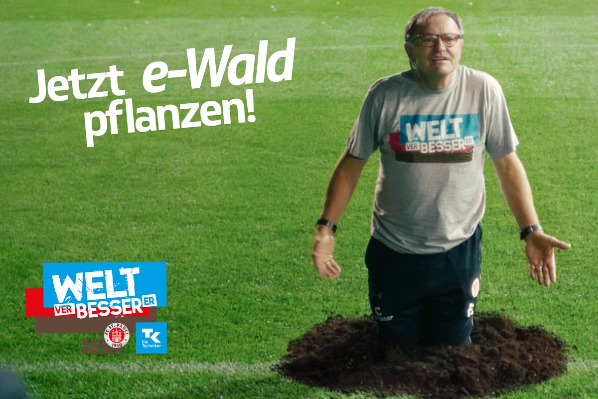 Aus Ewald wird e-Wald! 🌳
 
Wir rufen Euch auf: App downloaden. Bäume pflanzen. e-Wald unterstützen. 

Gemeinsam für den Klimaschutz!

📲 Zur App 👉🏼 fcsp.in/8c7tw

#fcsp  #JETZTeWALDpflanzen  #Weltverbesserer <a href="/DieTechniker/">Die Techniker</a>